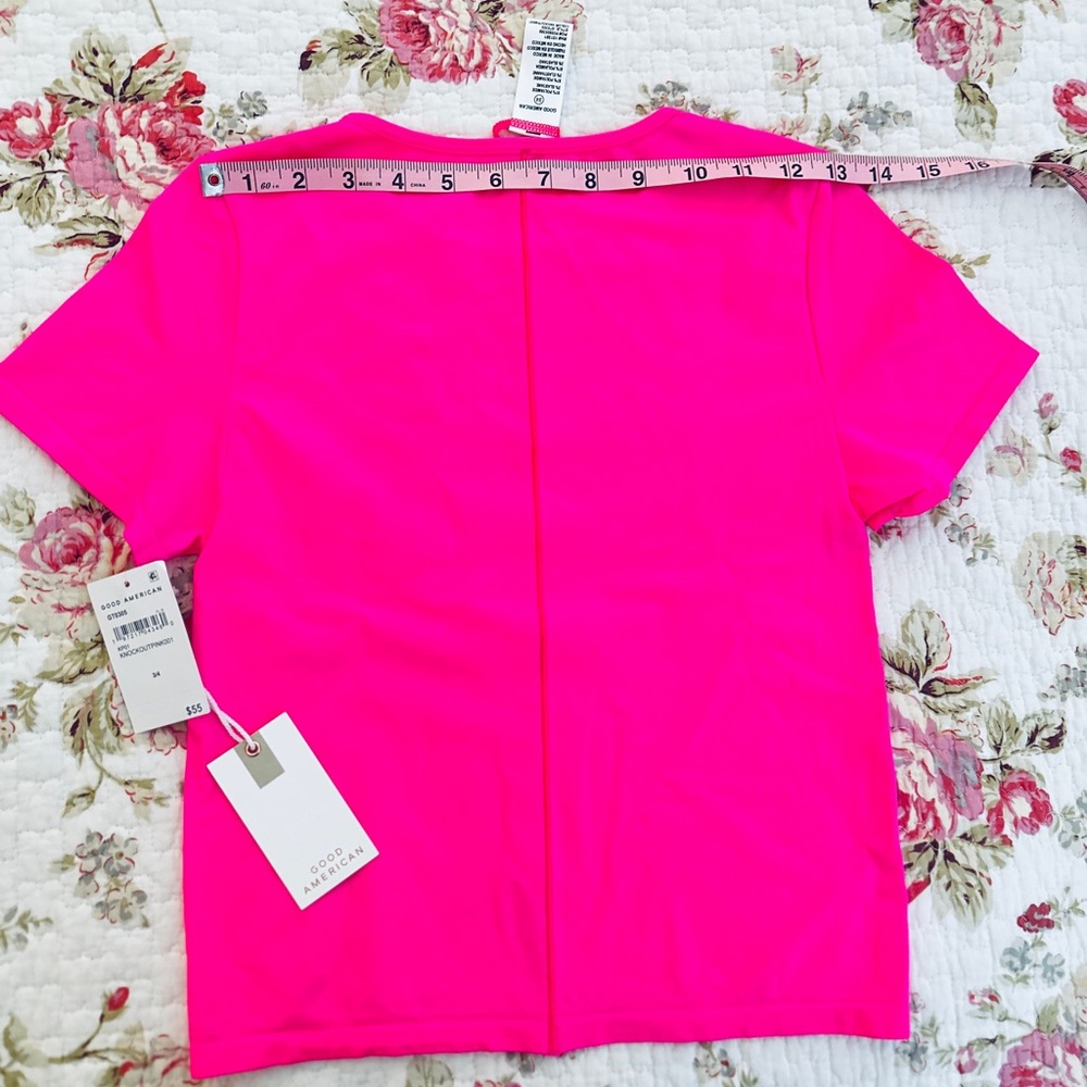 Good American Bright Pink Apparel NWT - Picture 5 of 8